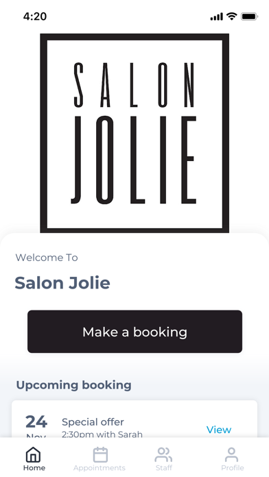Salon Jolie Screenshot