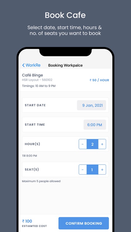 WorkRe - Cafes for Coworking