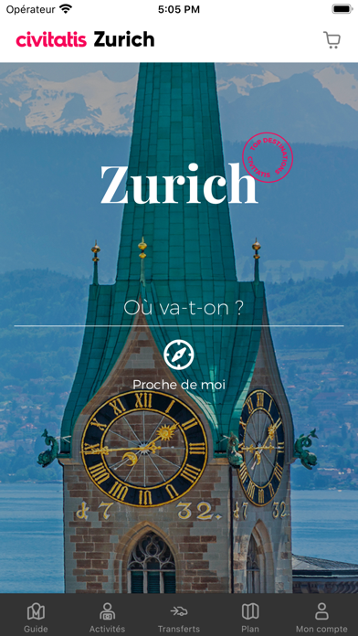 Screenshot #1 pour Guide de Zurich Civitatis.com