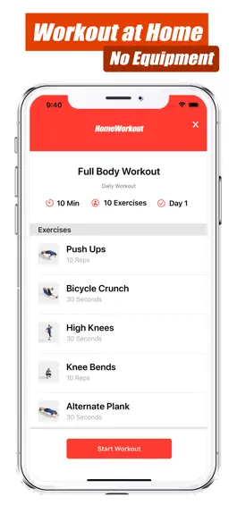 Game screenshot Home Workout: Get Fit at Home hack