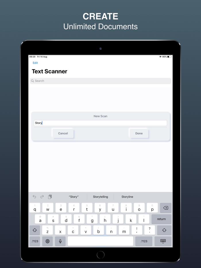 OCR Text Scanner Pro and PDF