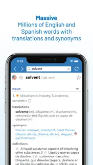 english spanish dictionary iphone screenshot 3