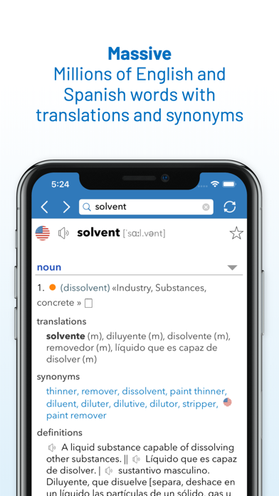 Screenshot #3 pour English Spanish Dictionary