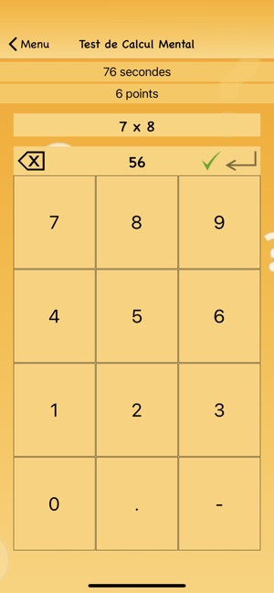 Test de Calcul Mental dans l'App Store