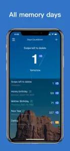 Days Countdown - date reminder screenshot #1 for iPhone