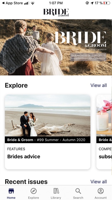 Bride and Groom magazine Screenshot