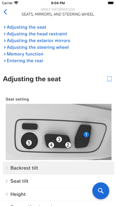 BMW Driver's Guide Screenshot