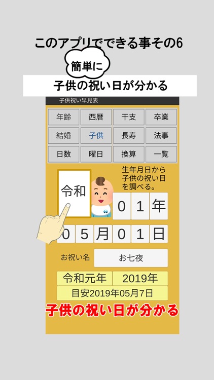 表 年齢 アプリ 早見
