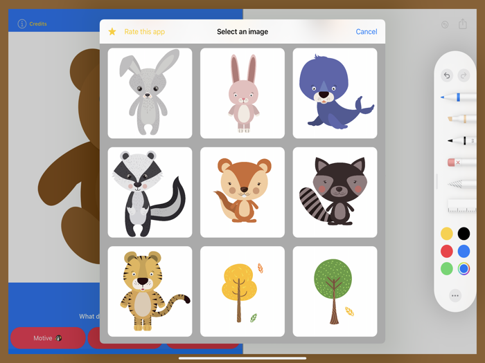 Learn to draw by templates