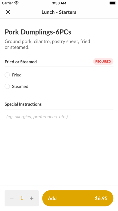 Indochine Cuisine Screenshot