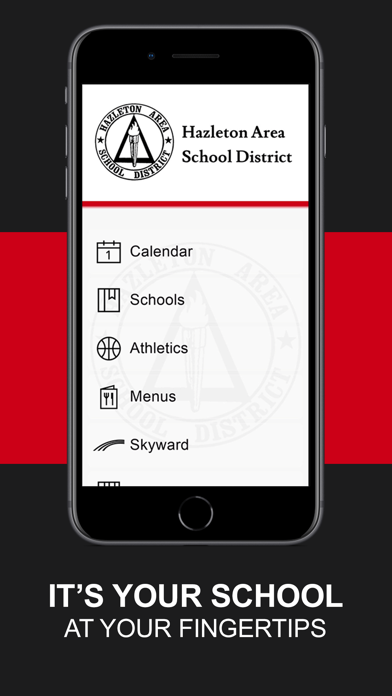 Hazleton Area School District Screenshot
