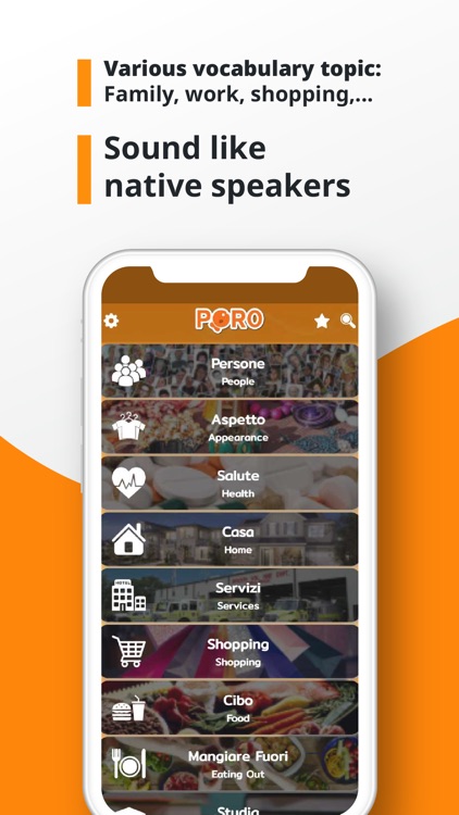 PORO - Italian Vocabulary