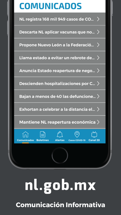 Gobierno de Nuevo León screenshot 2