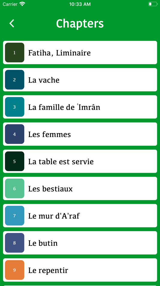 ‎Le Coran en Français - 3.0 - (iOS)