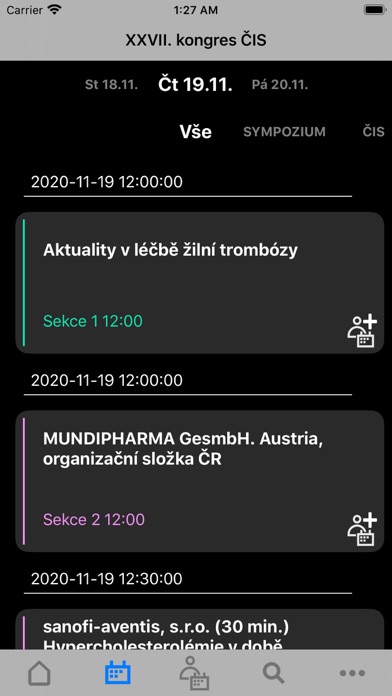 ČIS 2020 Screenshot