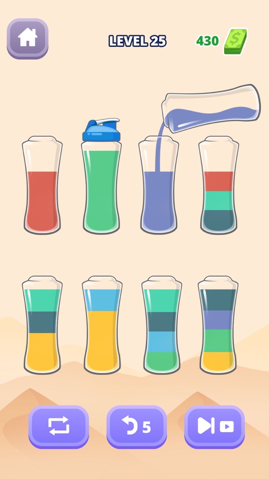 #4. Liquid Sort - Water Sort (iOS) Podle: ICEBEAR., JSC