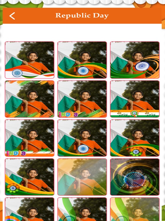 Screenshot #5 pour Republic Day Cards & Frame
