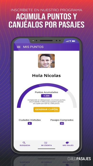 ChilePasajes Screenshot