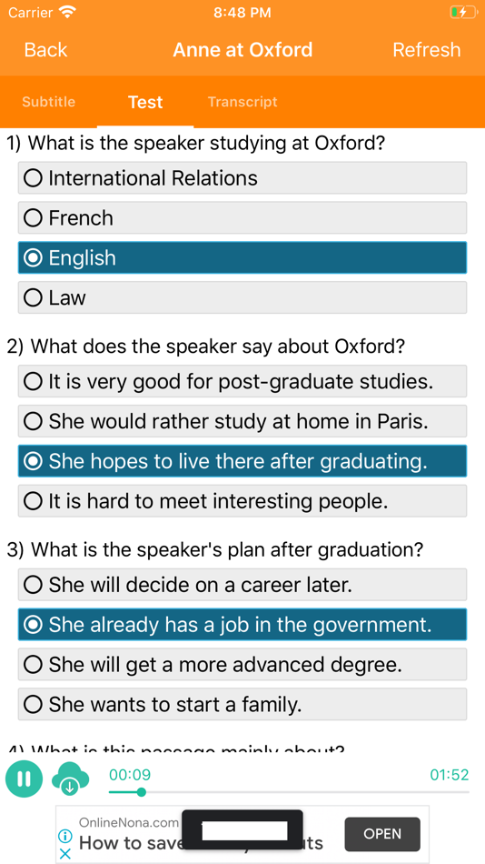 #4. English Listening Step by Step (iOS) 由: Xuan Trung Truong