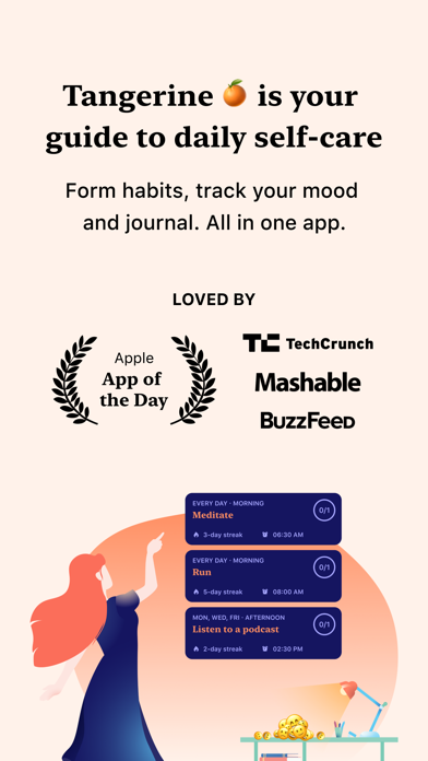 Tangerine: Self-care & Goals