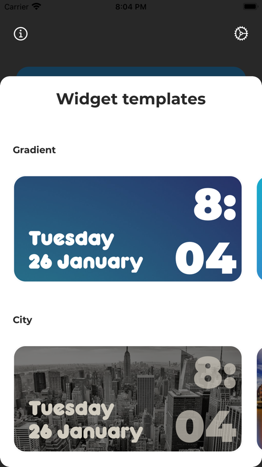 #6. Date and Time Widget (iOS) 由: SK Studios Ltd