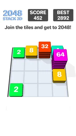 Game screenshot 2048 Stack 3D apk