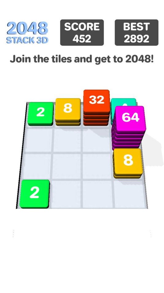 #2. 2048 Stack 3D (iOS) Podle: Guruu