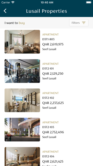 Lusail City App Screenshot