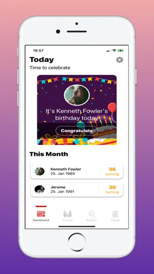 Birthday Reminder Plus+ screenshot 2