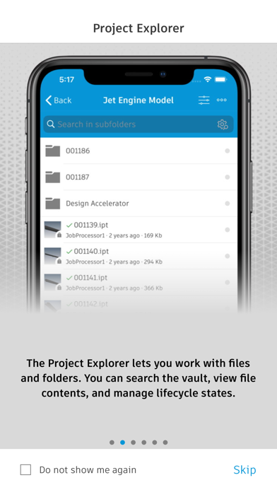 Autodesk Vault Mobile Screenshot