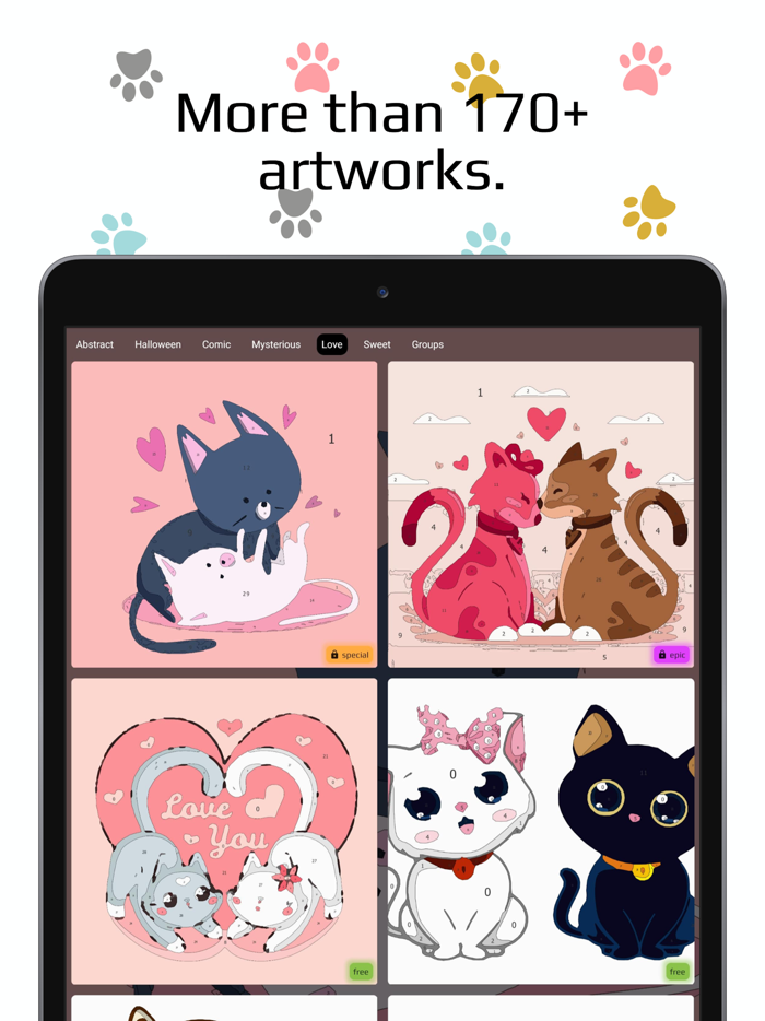 Color Cats - Coloring Book