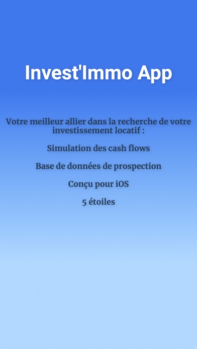 Screenshot #1 pour Invest'Immo App