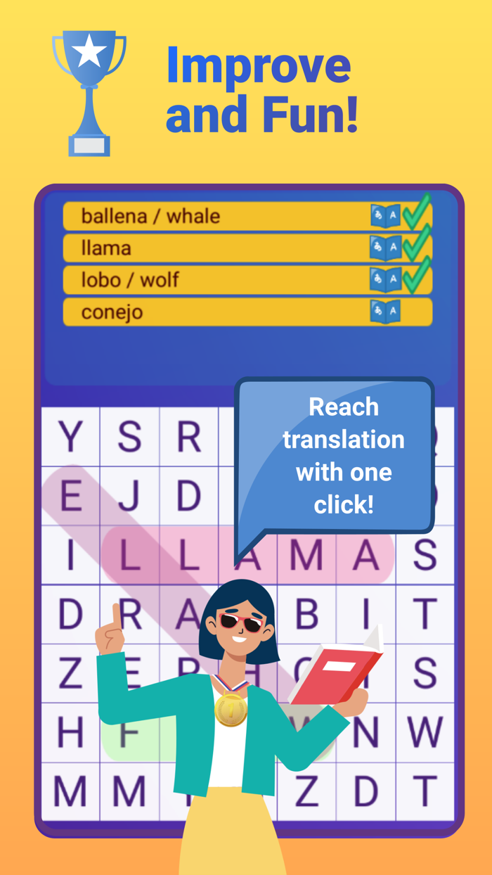 Spanish Word Game - Prof.