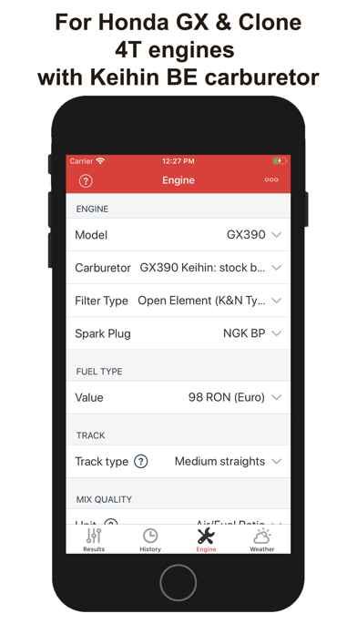 Screenshot #3 pour Carburation Honda GX 4T engine