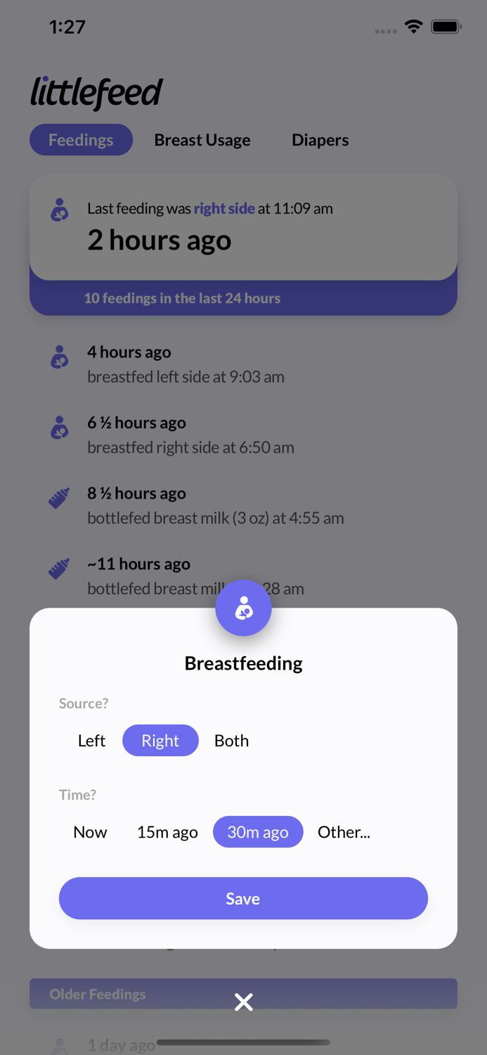 littlefeed - feed your baby
