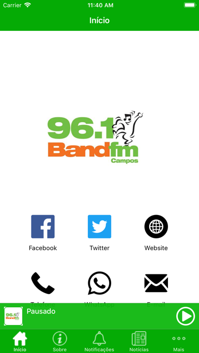 Screenshot #3 pour Band FM Campos 96,1