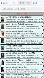 movies i have watched iphone screenshot 3