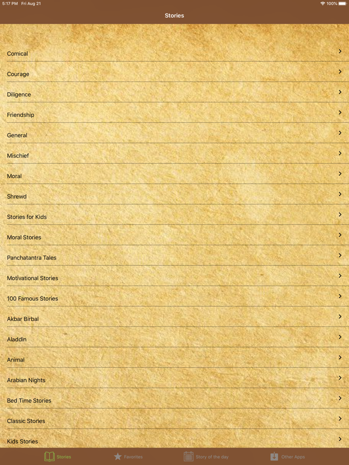 Short Stories - English