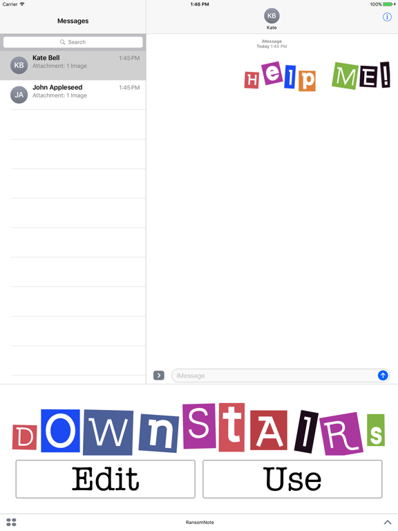 Screenshot #4 pour Ransom Note - Stickers
