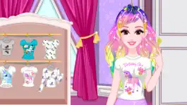 Game screenshot Unicorn hairstyles princess apk