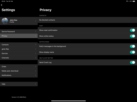Screenshot #5 pour Ginlo Business