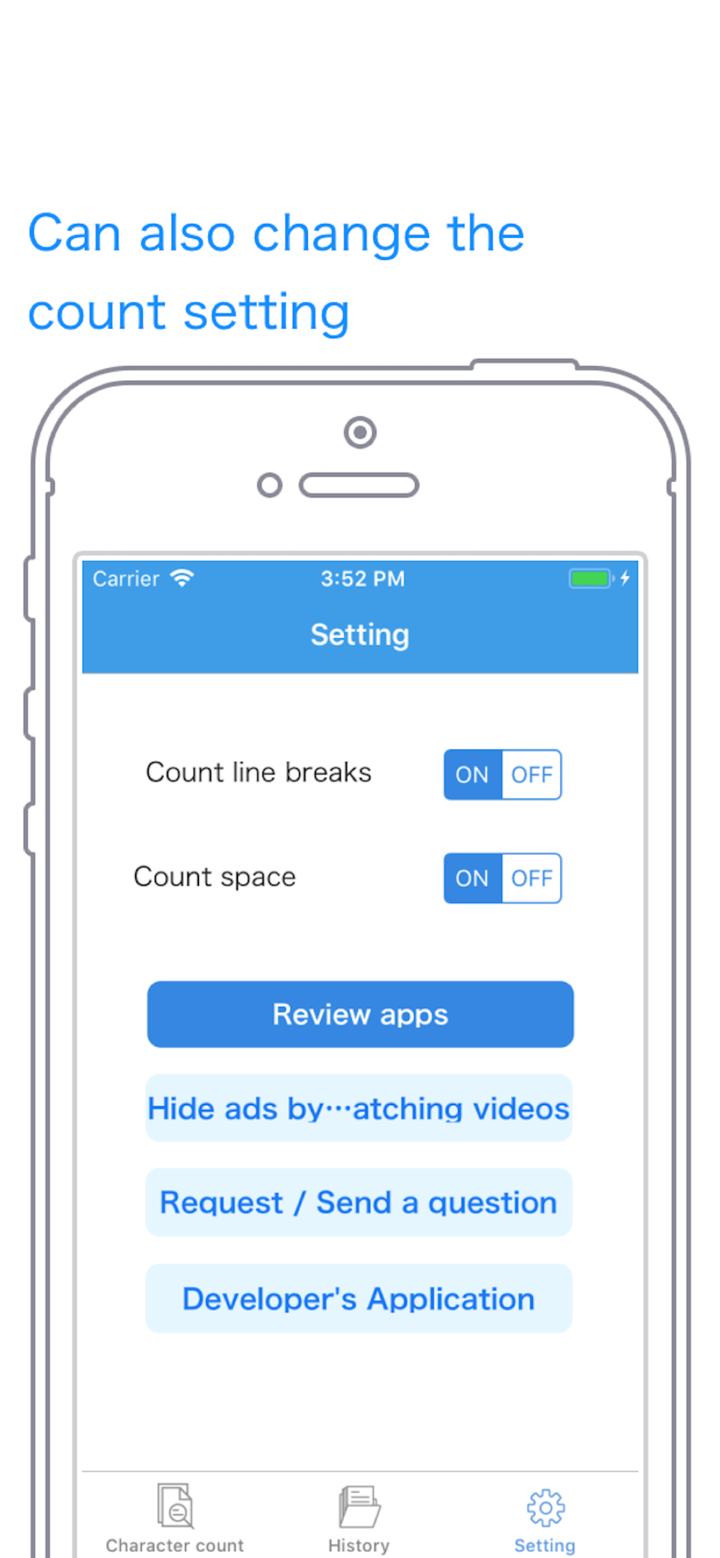 Memo & Text Counter -MojiCon- screenshot 2