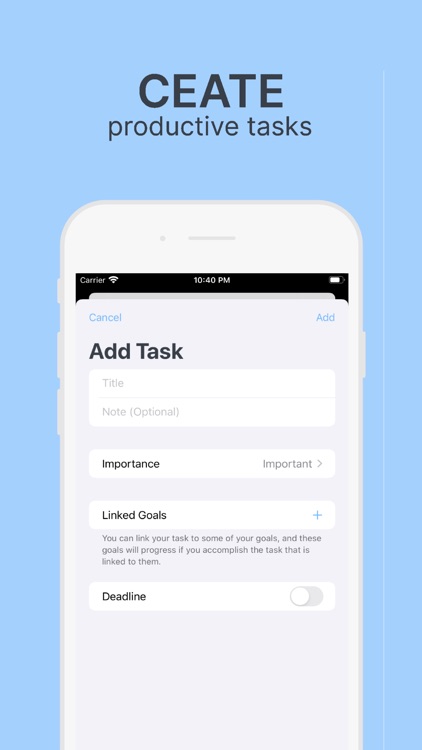 GTor - Goals Tracker