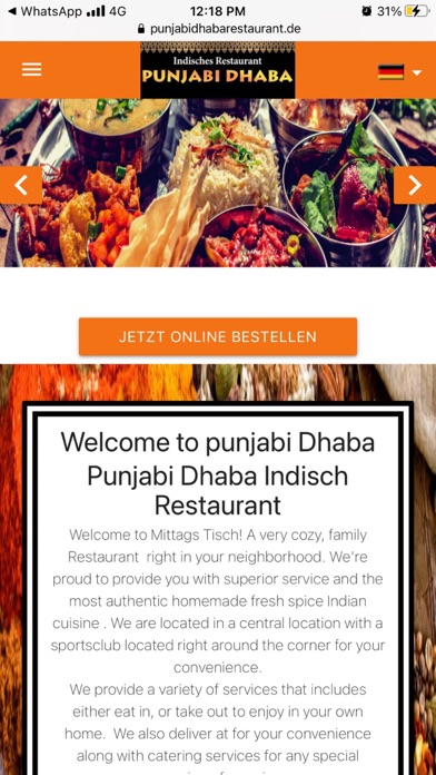 Punjabi Dhaba Böblingen Screenshot