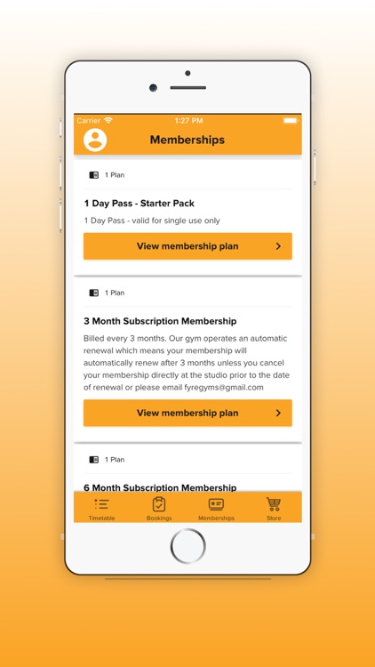 Fyre Gym App