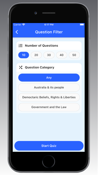 Citizenship Test Australia Screenshot