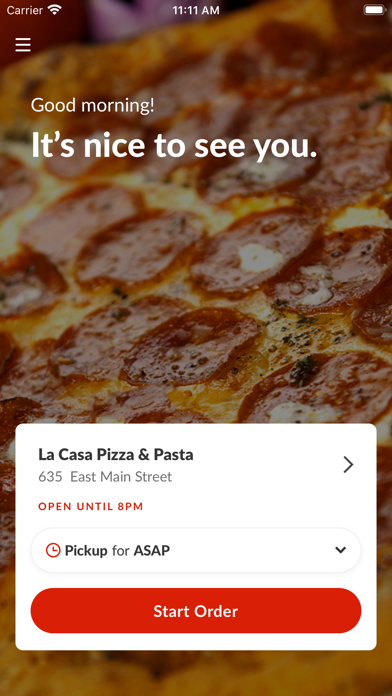 La Casa Pizza & Pasta Screenshot