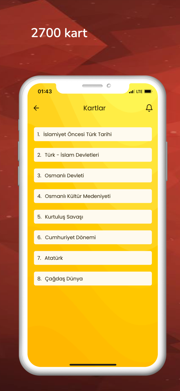 Kpss Tarih Kartları