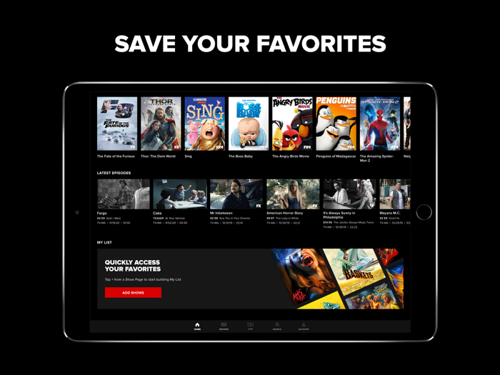 FXNOW Movies Shows and Live TV