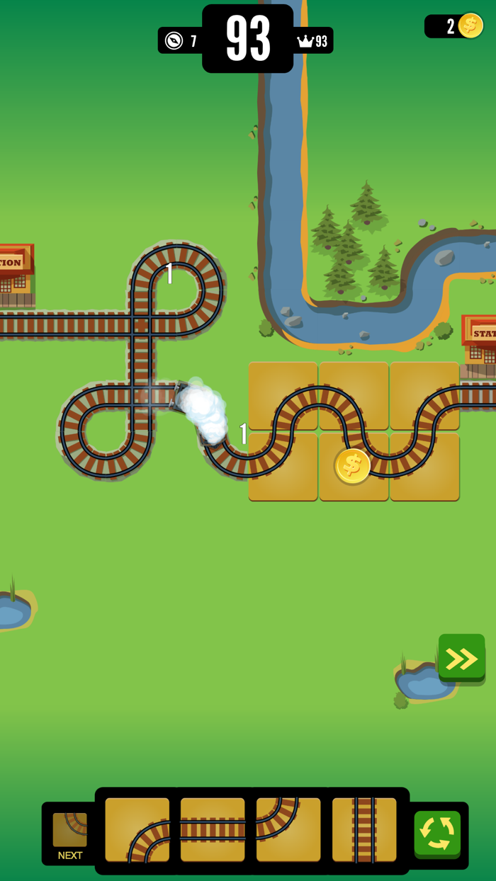 Gold Train FRVR - Railway Maze
